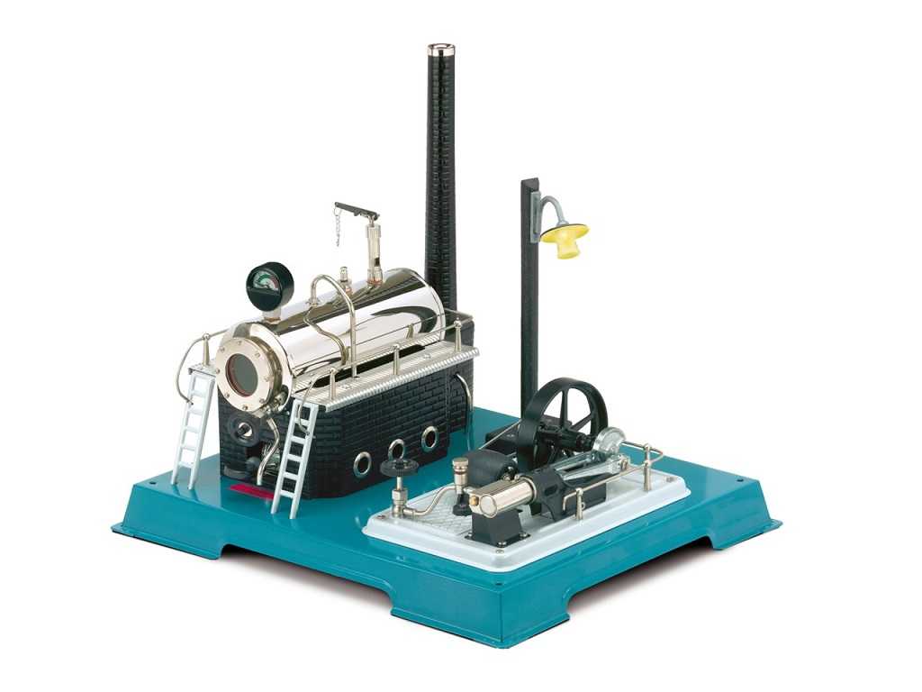 Mini 現貨 Wilesco 00018 D18 Steam Engine 蒸汽機引擎.冒煙.有電燈