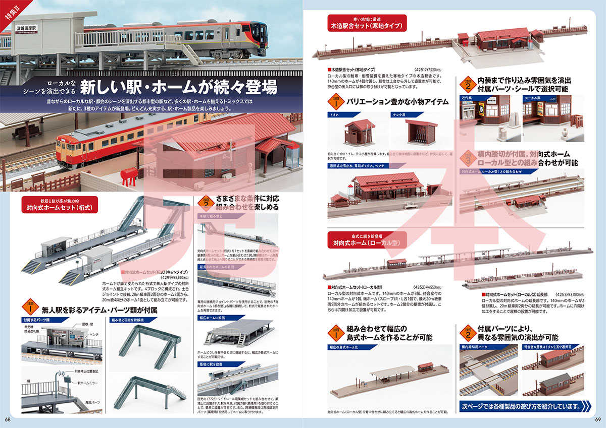 Mini 預購中 Tomix 7045 目錄(2024-2025 年版)