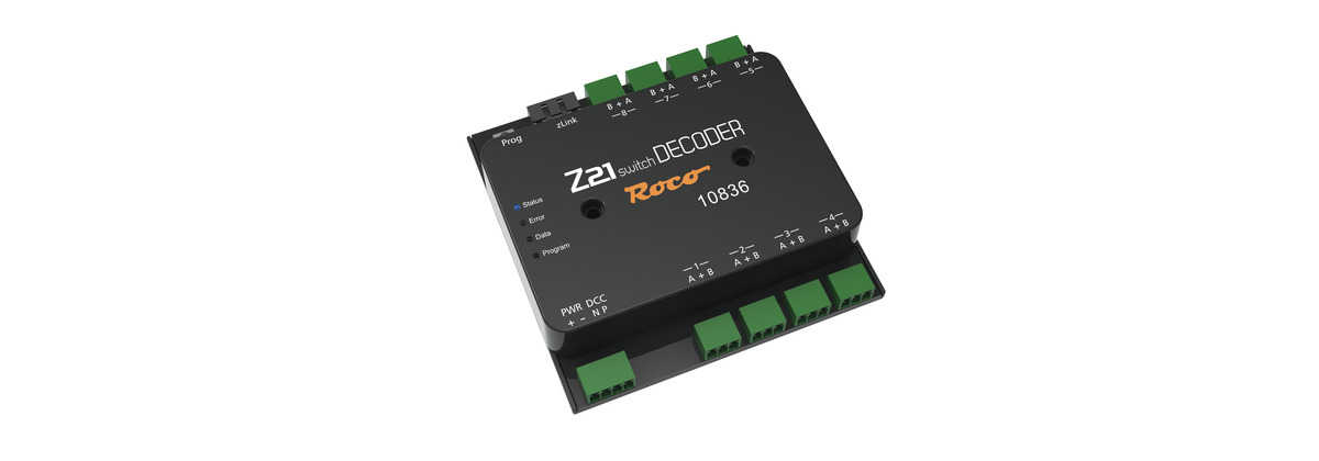 Mini 現貨 Roco 10836 Z21 switch DECODER 岔軌晶片