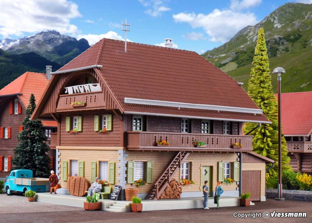 Mini 現貨 Kibri 38024 HO規 乳製品工廠.附室內燈