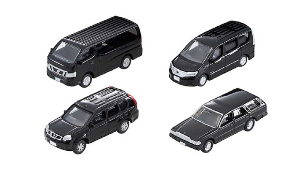 Mini 現貨 Tomytec 323709 N規 車輛系列 基本 黑色.四輛
