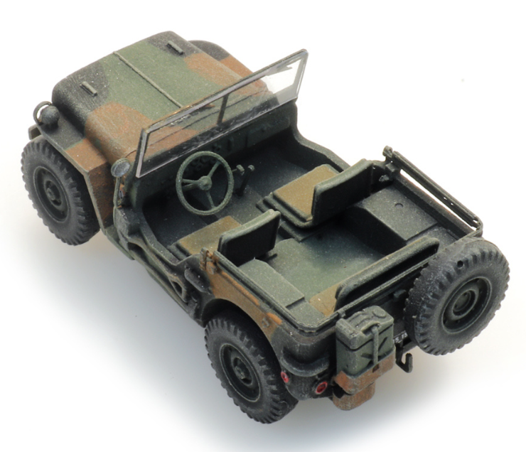 Mini 現貨 Artitec 6870582 HO規 FR M201 霍奇基斯吉普迷彩