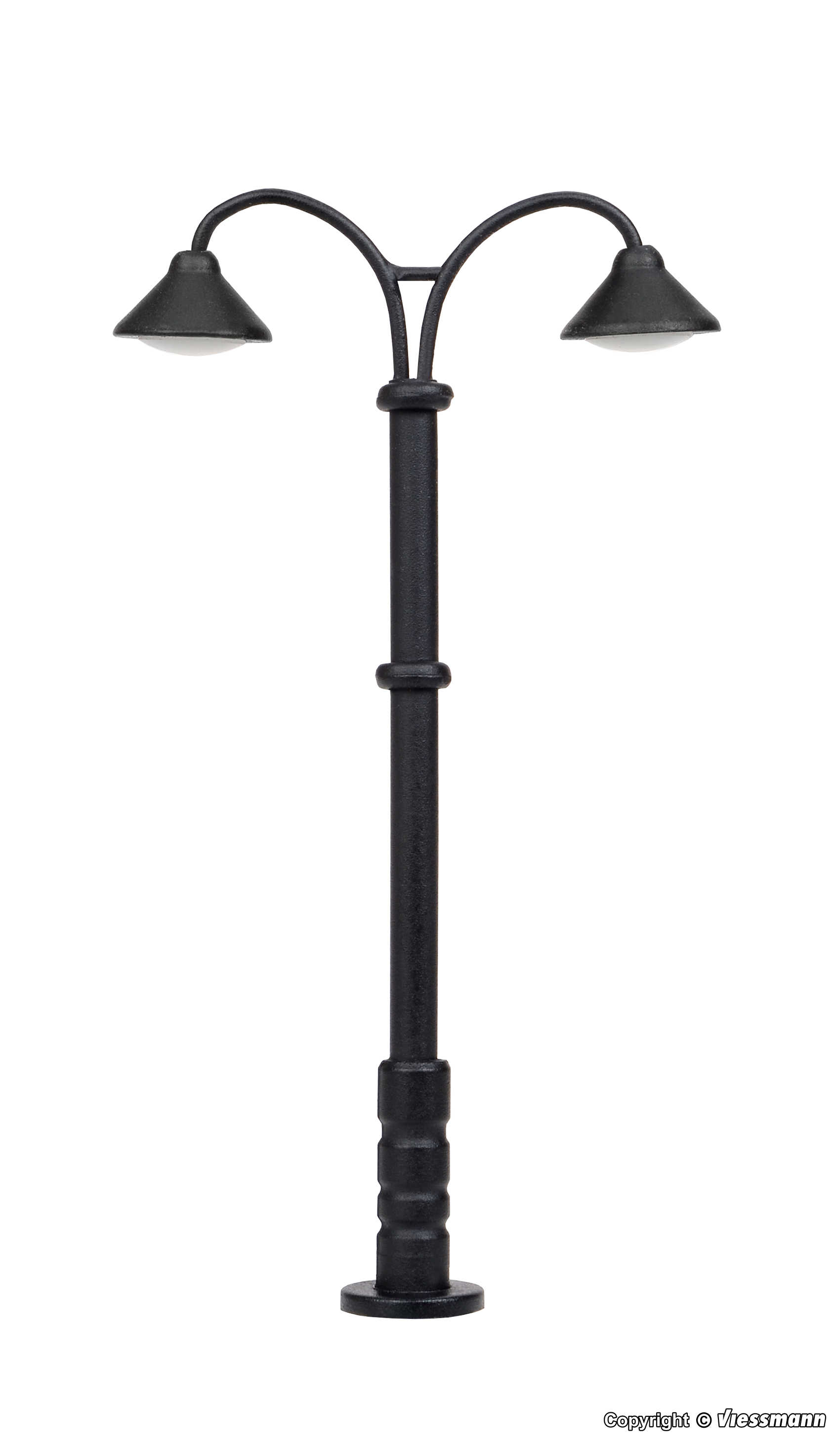 Mini 現貨 Viessmann 6409 N規 Platform lamp 雙頭月台燈 LED 暖白色