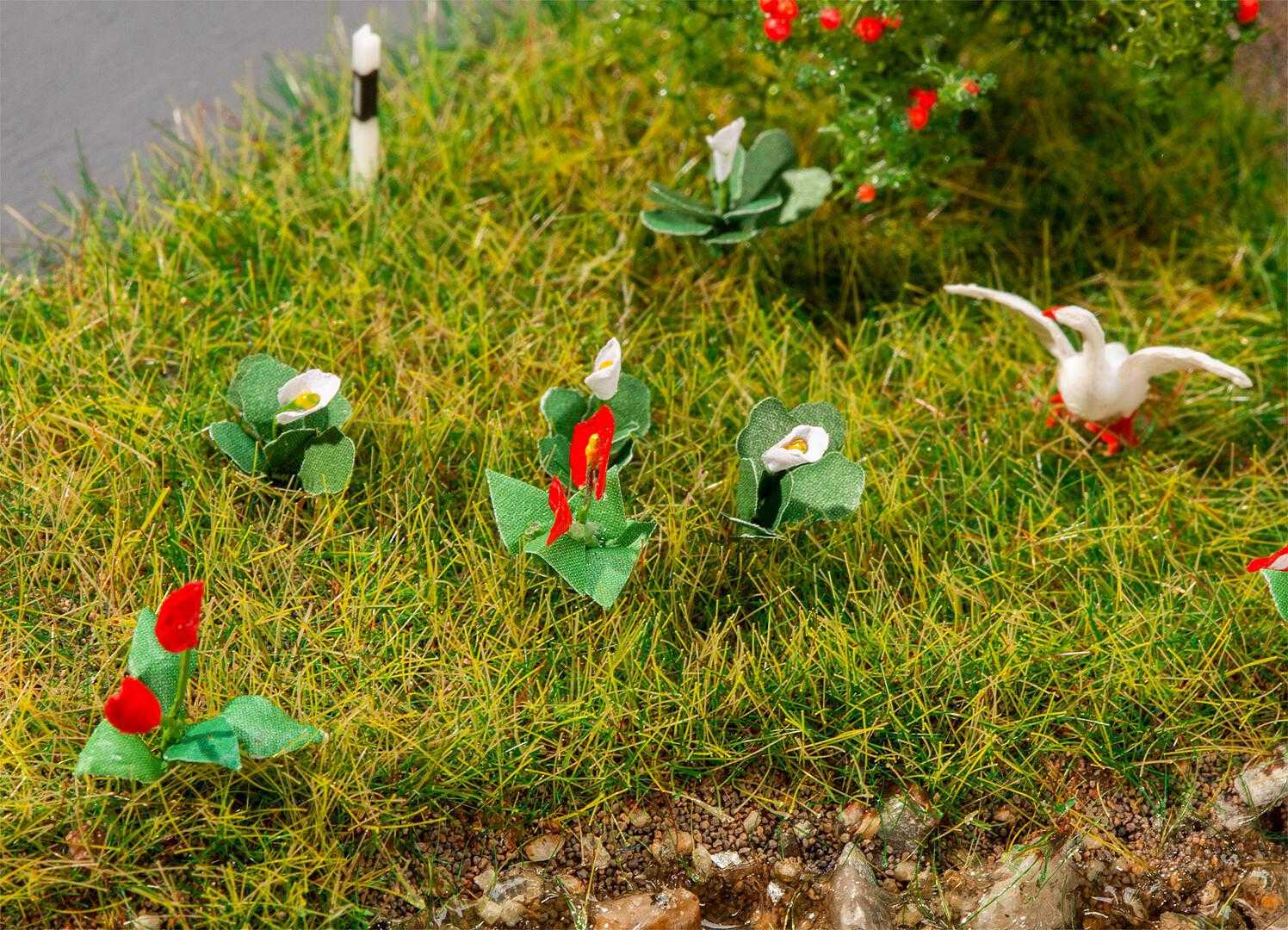 Mini 特價優惠 Faller 181282 HO規 百合花.18株