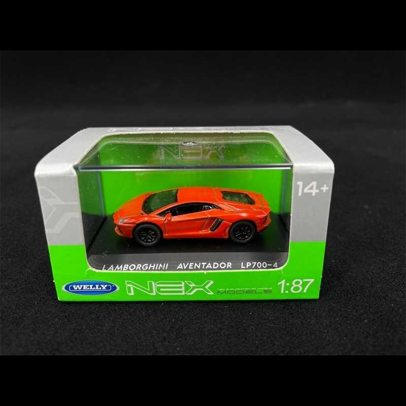 Mini 現貨 Welly 73146SW HO規 Lamborghini Aventador LP700-4 跑車.橘