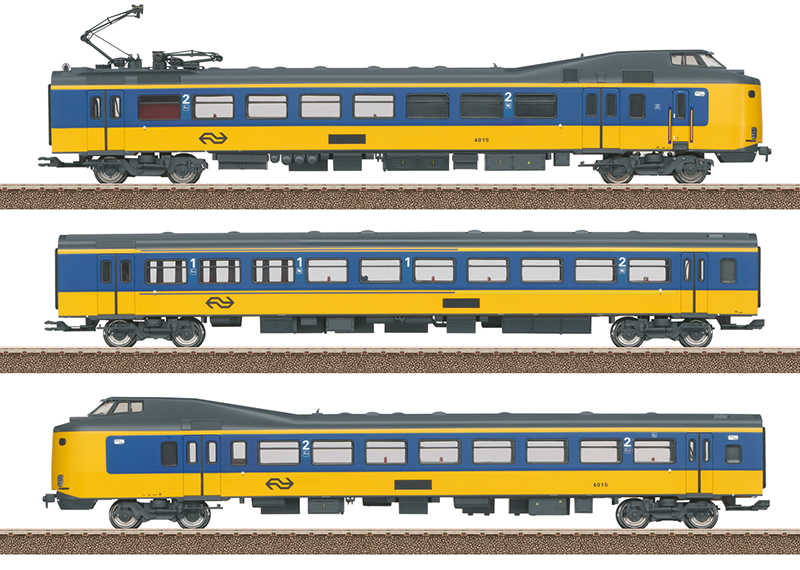 Mini 預購中 Trix 25425 HO規 Class ICM-1 \"Koploper\" 數位音效電車.3輛