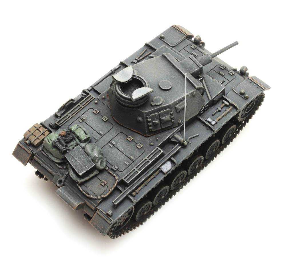 Mini 現貨 Artitec 387.305 HO規 Pzkw III Ausf F 坦克 灰