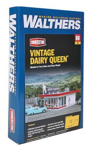 Mini 預購中 Walthers  933-3484 HO規 Vintage Dairy Queen 復古乳製品販售店