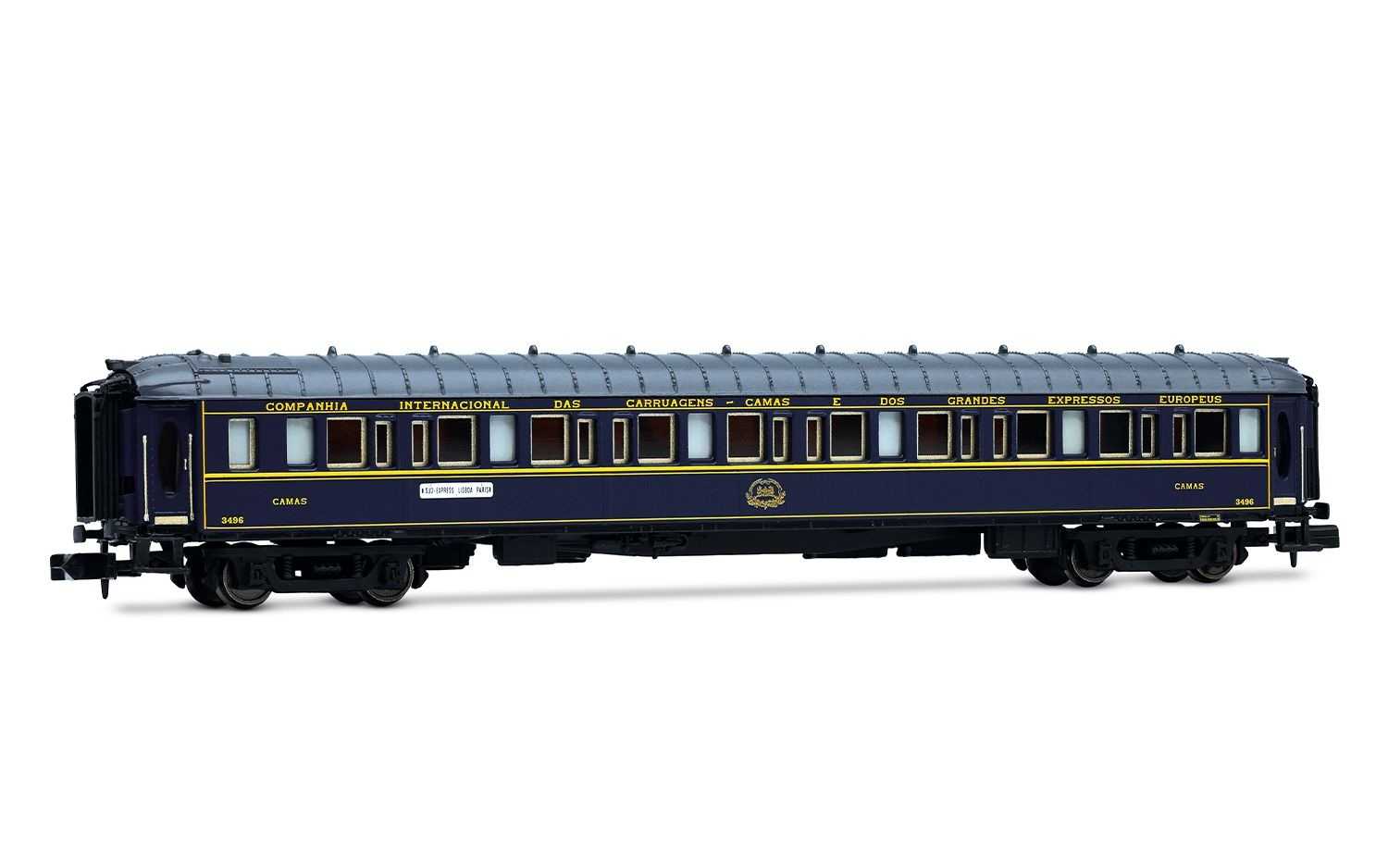Mini 現貨 Arnold HN4486 N規 CIWL \"Sud Express\" 客車廂.3輛