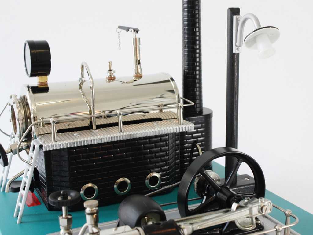 Mini 現貨 Wilesco 00018 D18 Steam Engine 蒸汽機引擎.冒煙.有電燈