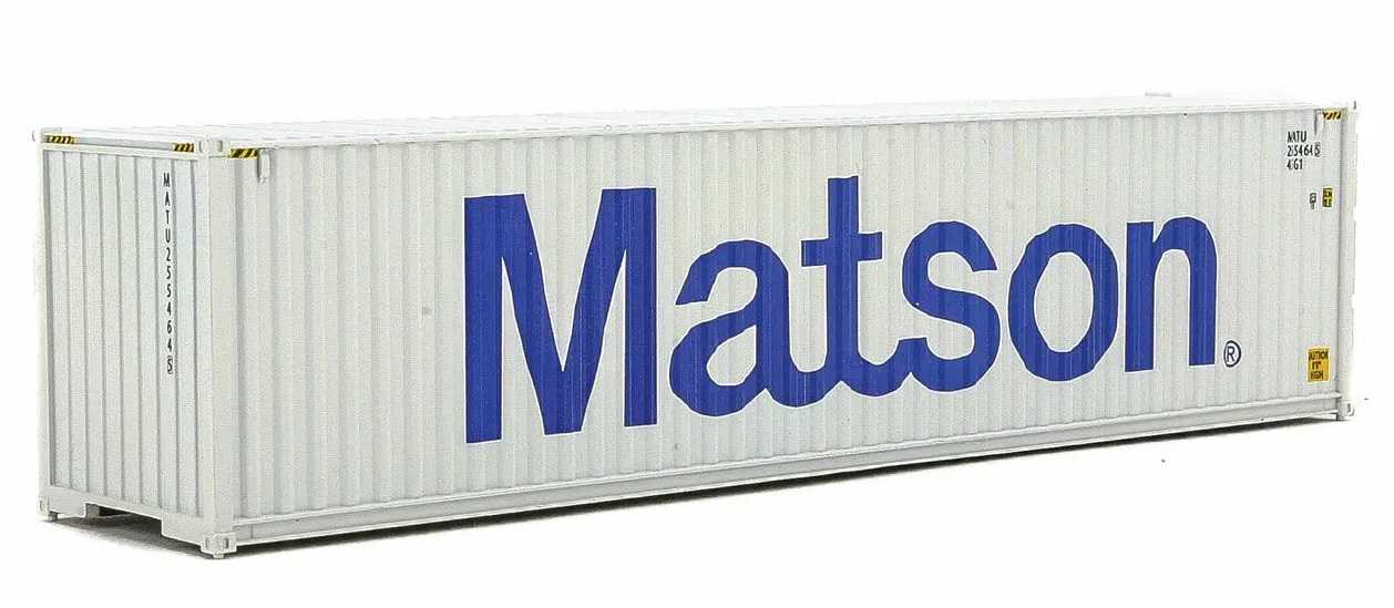 Mini 現貨 Walthers 949-8263 HO規 HC CS Container Matson 40呎 貨櫃