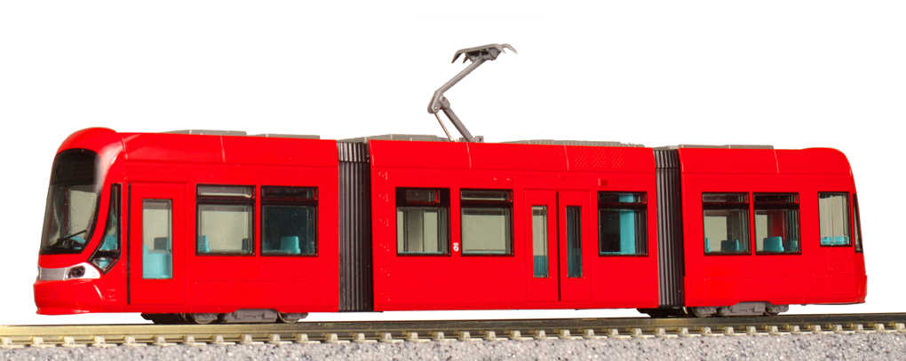 Mini 現貨 Kato 14-805-2 N規 廣島電鐵 1000型 路面電車 紅