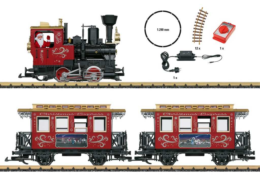 Mini 現貨 GB 70308 G規 Christmas Train Starter Set 聖誕列車基本組.會冒煙