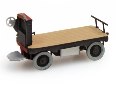 Mini 現貨 Artitec 387.31-BK HO規 Luggage trolley black 行李手推車 黑