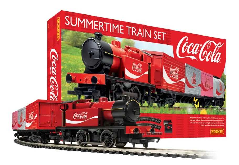 Mini 預購中 Hornby R1276P HO規 Coca-Cola 可口可樂 蒸汽車+貨物列車 基本組