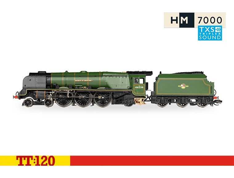 Mini 預購中 Hornby TT3012TXSM TT規 4-6-2, 46234, Era 5 數位音效蒸汽車