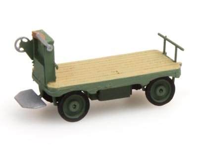 Mini 現貨 Artitec 387.31-GN HO規 Luggage trolley green 行李手推車 綠