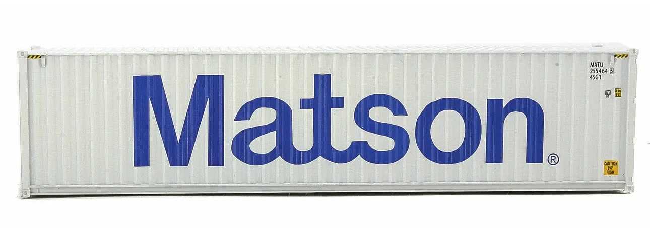 Mini 現貨 Walthers 949-8263 HO規 HC CS Container Matson 40呎 貨櫃