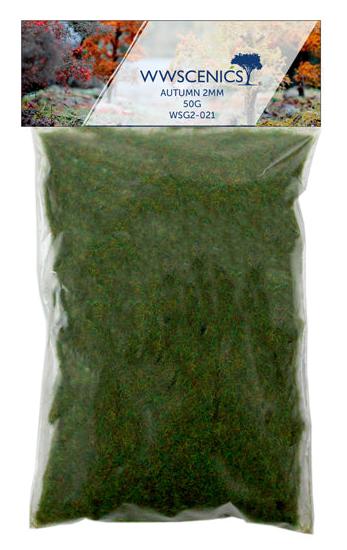 Mini 現貨 WWScenics WSG2-021 2mm 秋季草粉.50g