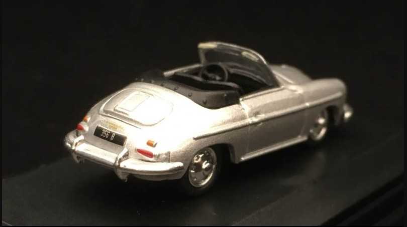 Mini 現貨 Welly 73106SW HO規 Porsche 356B 敞篷跑車.銀色