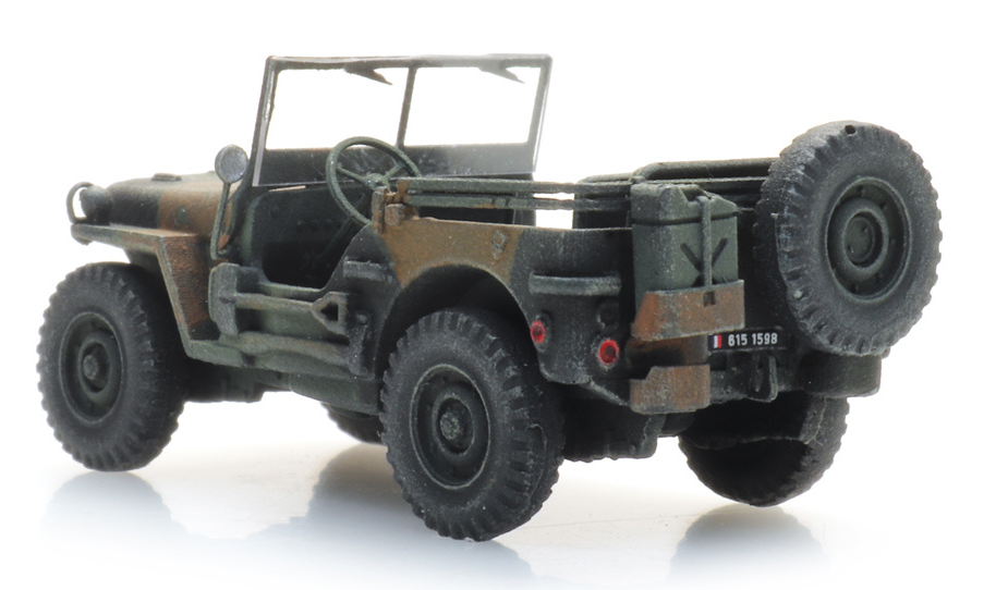 Mini 現貨 Artitec 6870582 HO規 FR M201 霍奇基斯吉普迷彩