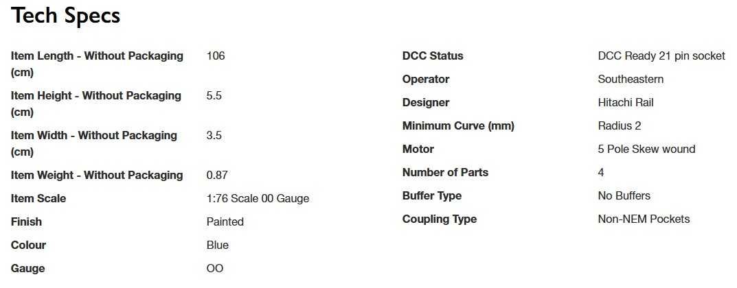 Mini 預購中 Hornby R30442 HO規 Class 395 - 395015 東南鐵路 電車.4輛