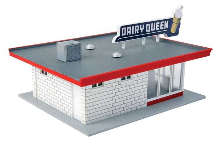 Mini 預購中 Walthers  933-3484 HO規 Vintage Dairy Queen 復古乳製品販售店