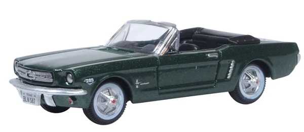 Mini 現貨 Oxford 87MU65006 HO規 福特敞篷車.綠
