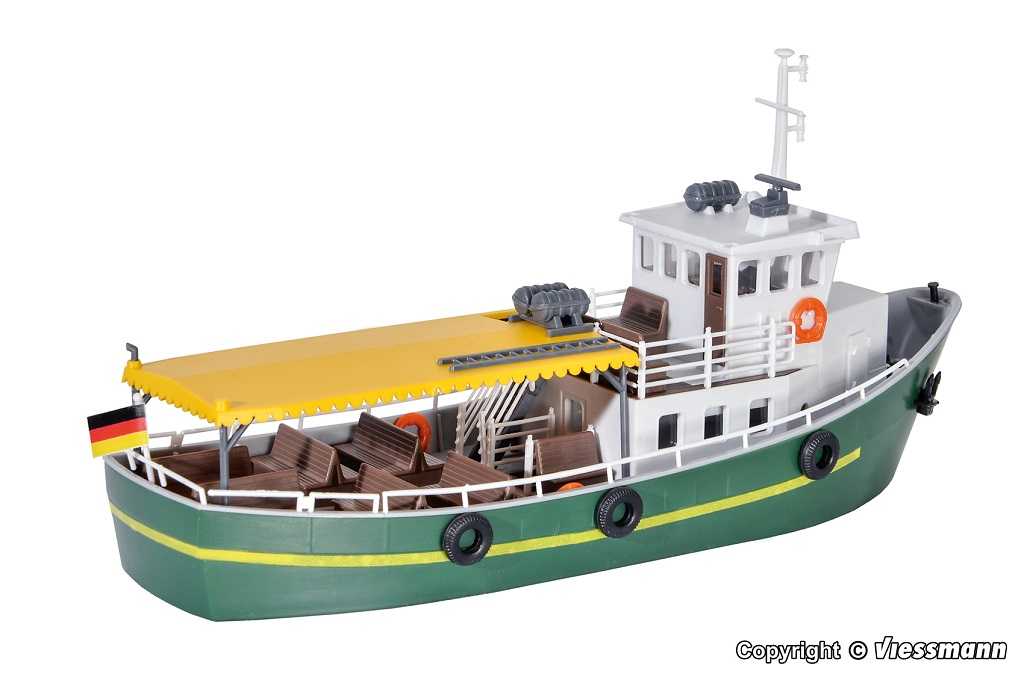 Mini 現貨 Kibri 39158 HO規 Passenger boat 觀光船.套件
