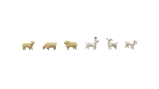 Mini 現貨 Tomytec 動物 105-2 N規 羊、山羊2