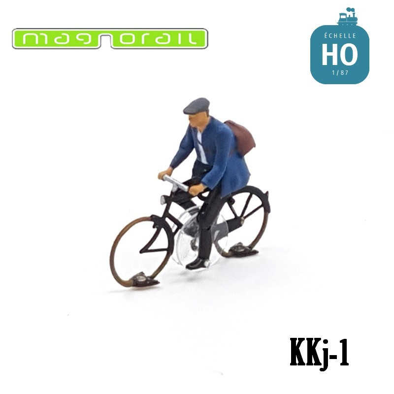 Mini 現貨 Maketis KKj-1 HO規 騎腳踏車的工作人偶