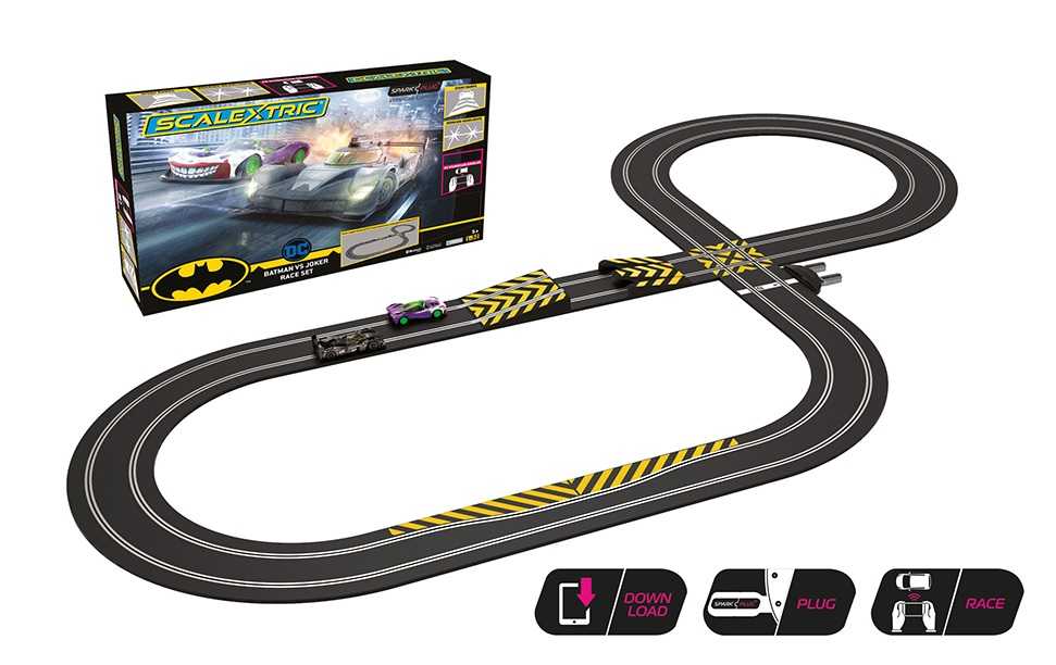 Mini 現貨 Scalextric C1415P 蝙蝠俠 VS 小丑 電動軌道車