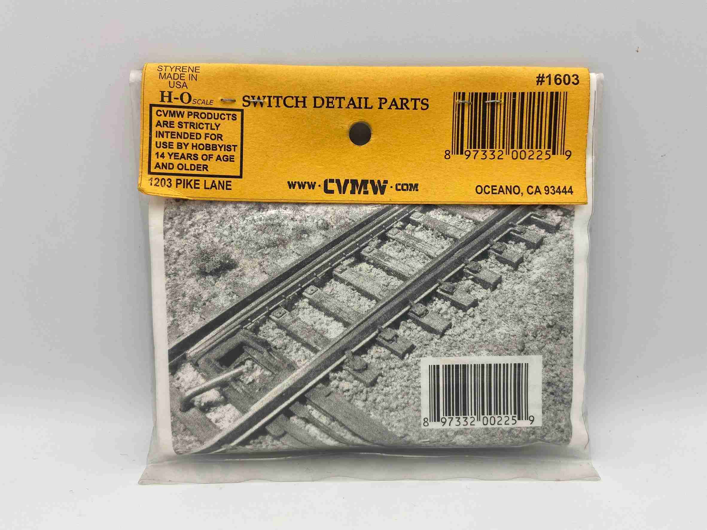 Mini 現貨 Central 1603 HO規 Switch Detail parts 象徵轉轍器機構套件