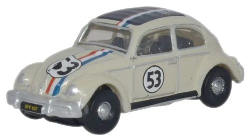 Mini 現貨 Oxford NVWB001 1:148 VW Beetle 福斯金龜車.銀黑