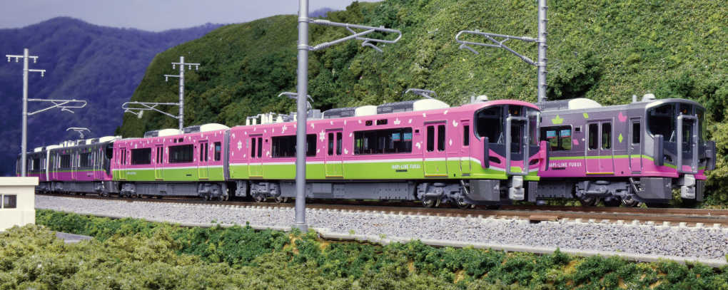 Mini 現貨 Kato 10-2014 N規 Hapi-Line福井 521系（標準塗色＋全車彩繪編成）4 輛組