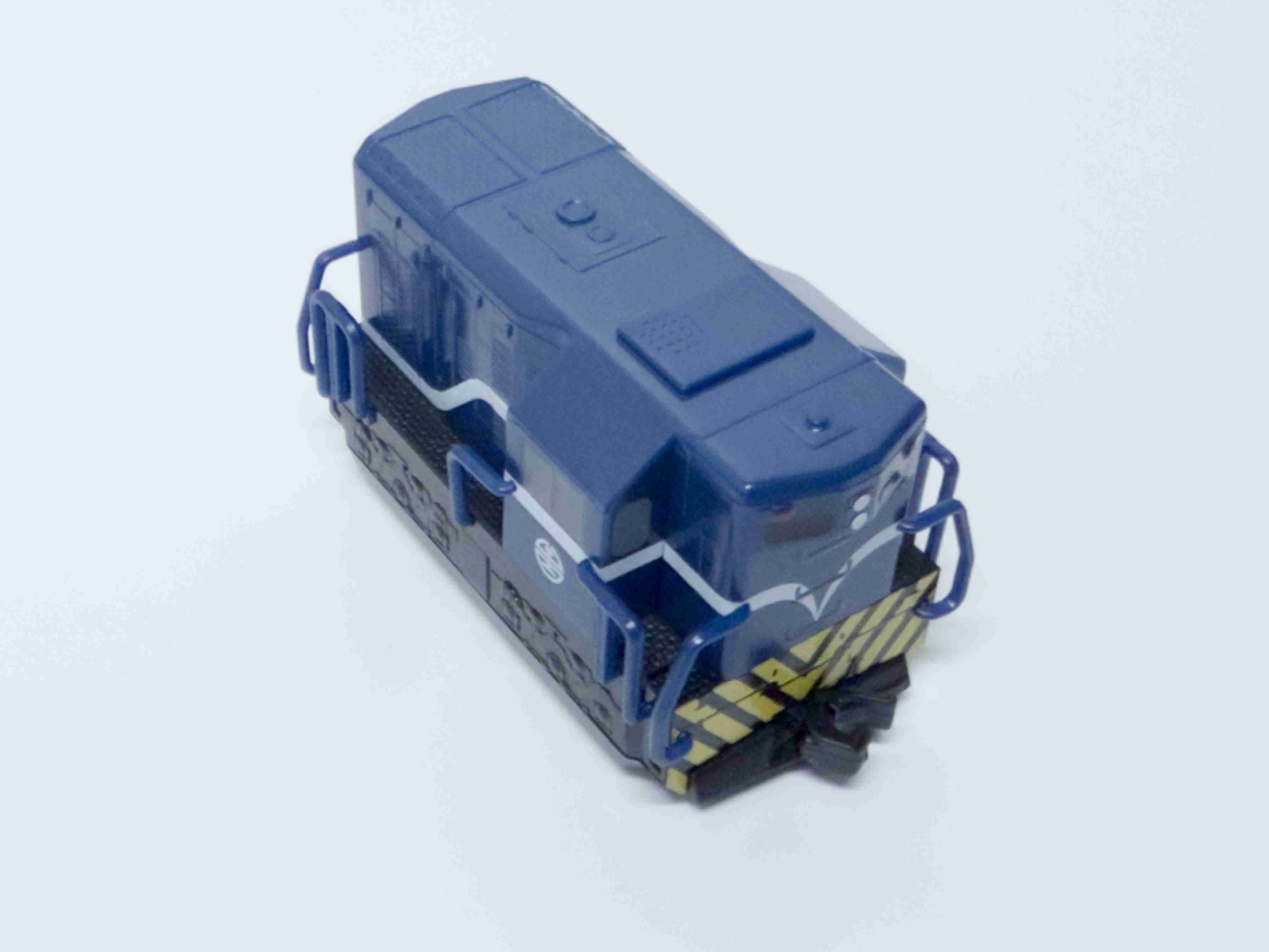 Mini 現貨 鐵支路 QV089 R20迴力車頭 - 孔雀藍