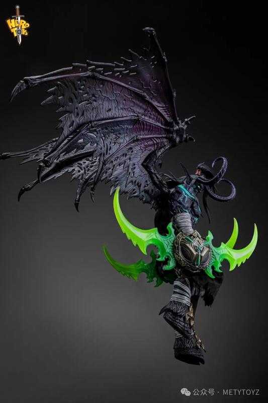【台中金曜】店鋪現貨 不挑盒況 Hero toys 限量版 魔獸爭霸 不死族 伊利丹 暗黑夜色 型態