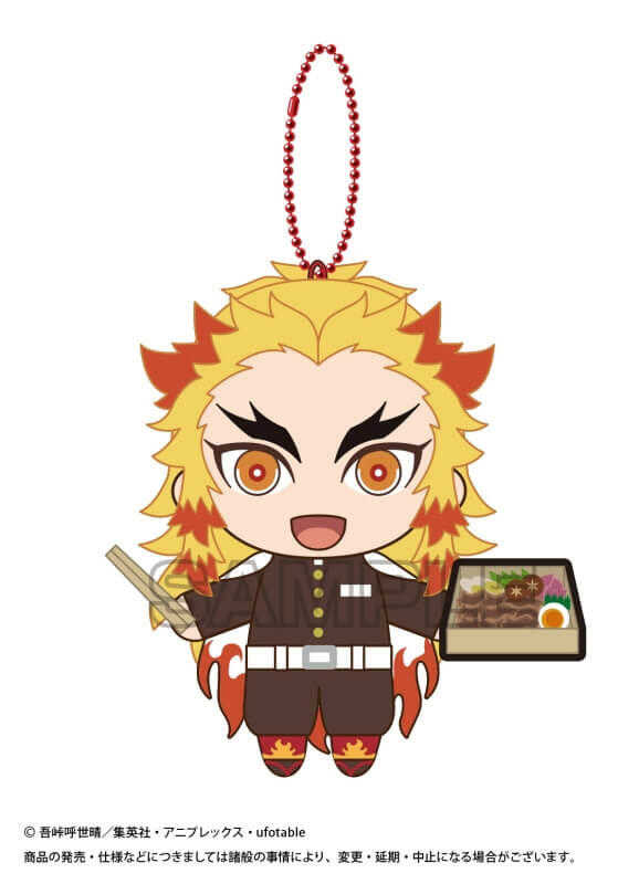 【台中金曜】店鋪現貨 鬼滅之刃 抖抖吊偶2 景品 娃娃 玩偶吊飾 煉獄杏壽郎\u0026便當 炎柱