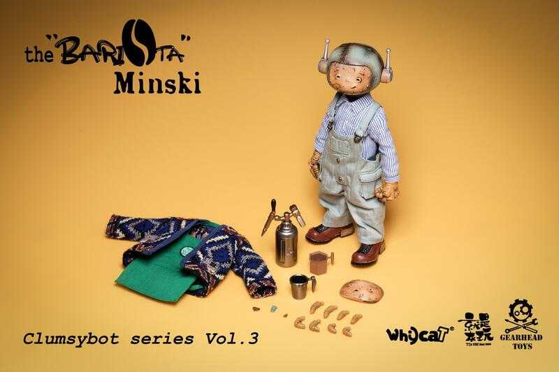 【台中金曜】25年第二季 Whycat & GEARHEADTOYS 咖啡師Minski GHT005 1105