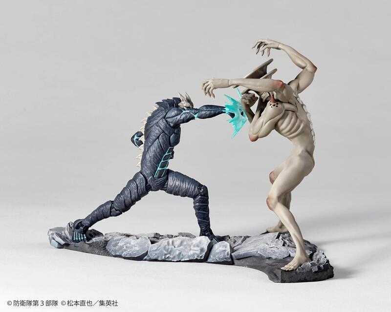 【台中金曜】店鋪現貨 不挑盒況 海洋堂 KD094 怪獸8號 怪獸8號 vs 怪獸9號 1:18 雕像