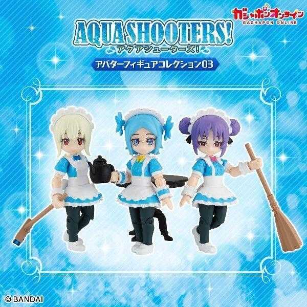 【台中金曜】店鋪現貨 不挑盒況 萬代 盒玩 AQUA SHOOTERS! 水槍少女 套組03 3款套組