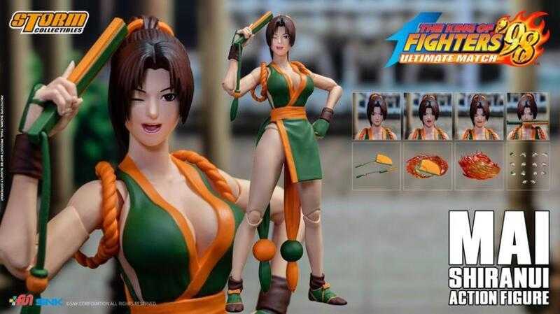 【台中金曜】店鋪現貨 不挑盒況 STORM TOYS 格鬥天王 KOF98 不知火舞 1/12 限量版 綠色