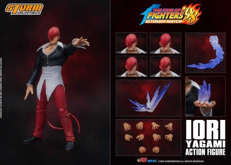 【台中金曜】店鋪現貨 不挑盒況 STORM TOYS 1/12 格鬥天王 拳皇 KOF98 八神庵 再版