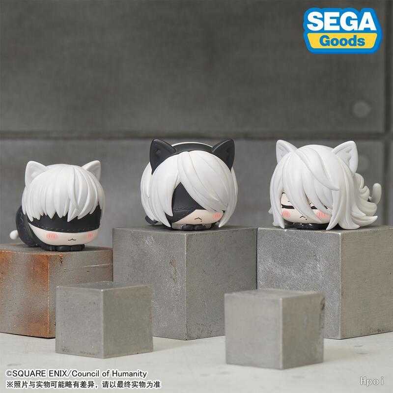 【台中金曜】店鋪現貨 不挑盒況 SEGA 景品 NieR 尼爾 自動人形 9S 2B A2 貓耳公仔 3款一套