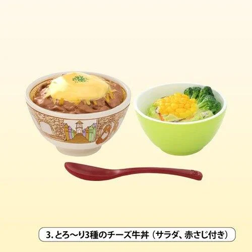 【台中金曜】店鋪現貨 Kenelephant 轉蛋 扭蛋 SUIKIYA餐點場景組 食其家 牛丼 全5款