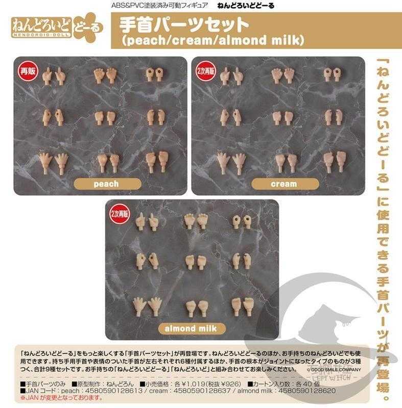 【臺中金曜】店鋪現貨 GSC 黏土娃 手掌零件套組