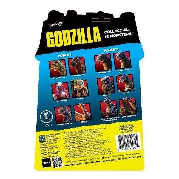 【台中金曜】店鋪現貨 不挑盒況 NECA SUPER 7 3.75吋 GODZILLA 哥吉拉 機械哥吉拉