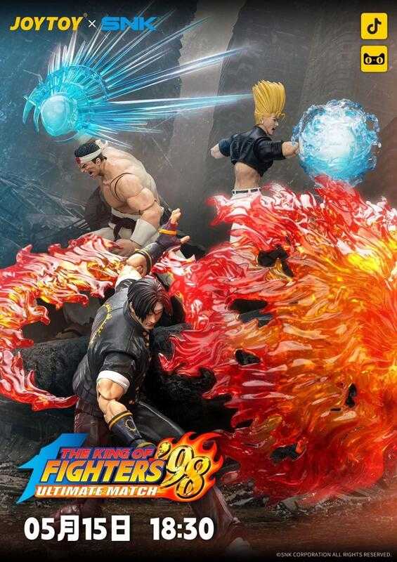 【臺中金曜】第三季 joytoy X SNK 暗源 格鬥天王 KOF98 1/18 草薙京 紅丸 大門 0528