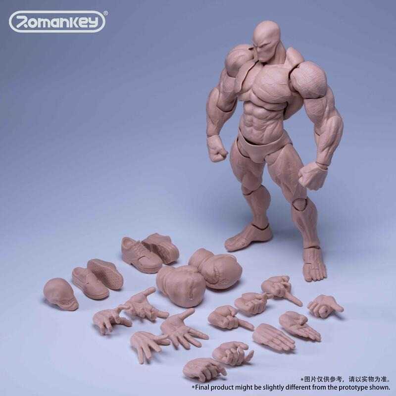 【台中金曜】25年第四季 Romankey超可動男素體 1/12 大塊頭 Big Guy UMS003【已截止】