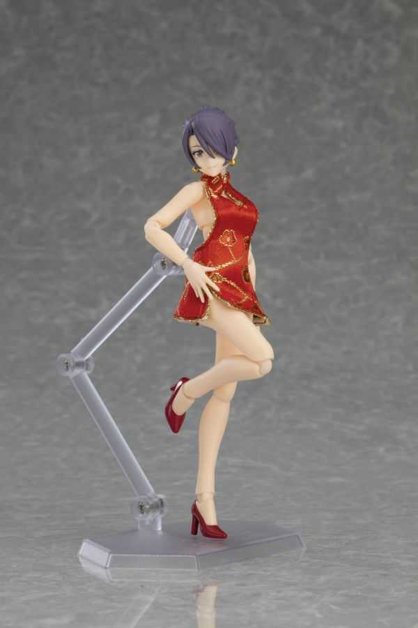 【台中金曜】店鋪現貨 GSC 569 Figma Styles 女性body (Mika) with 迷你旗袍裝